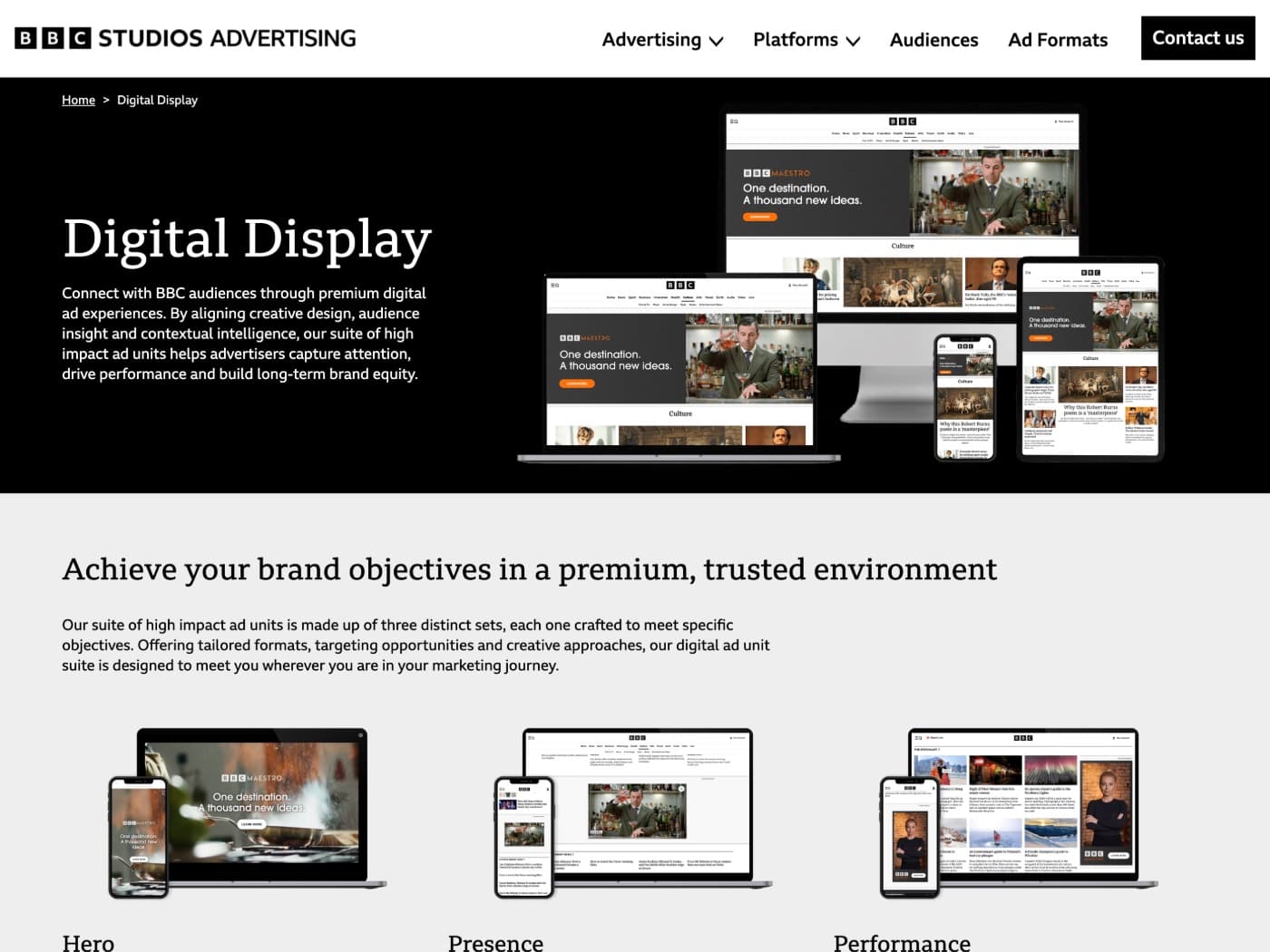 Ad sales marketing hub, screenshot 2 of 3