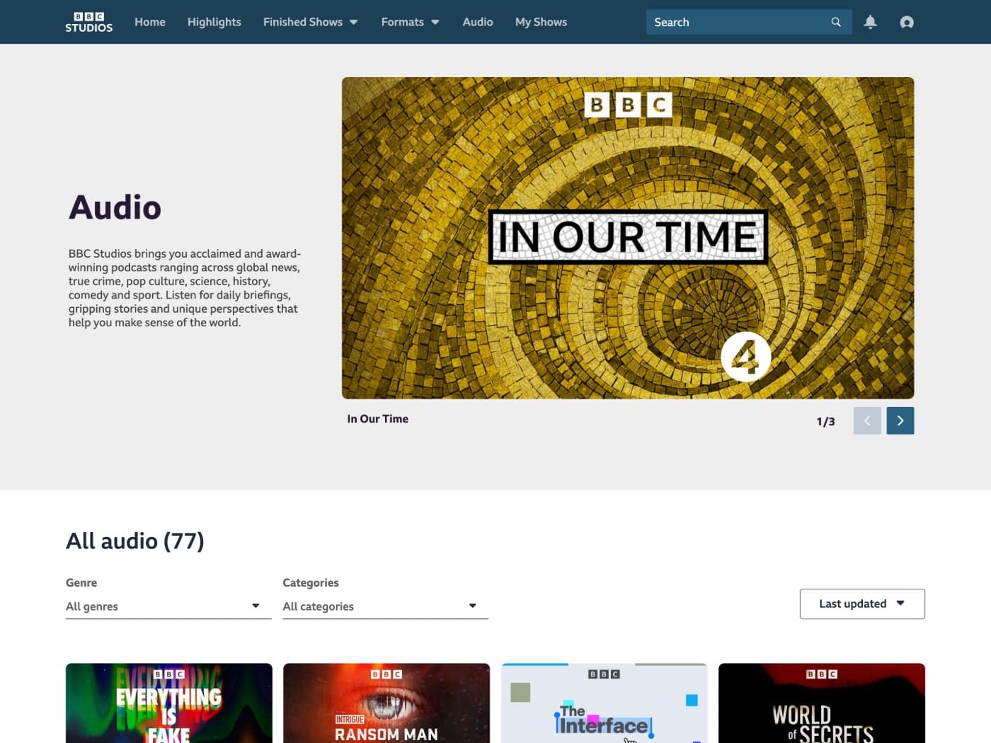 Global B2B content distribution platform, screenshot 4 of 4